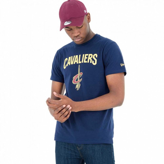 [해외]뉴에라 팀 로고 Cleveland Cavaliers 반팔 티셔츠 136788958 Blue
