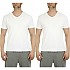 [해외]EMPORIO 아르마니 111648 CC722 반팔 V넥 티셔츠 136835681 White