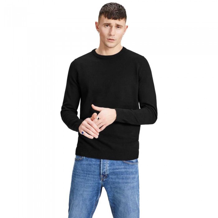 [해외]잭앤존스 니트 스웨터 Essential Basic 136999205 Black