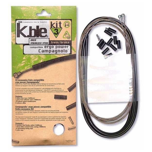 [해외]캄파놀로 브레이크 케이블 키트 Kit Brake Stainless Ergopower 1136968720 Silver