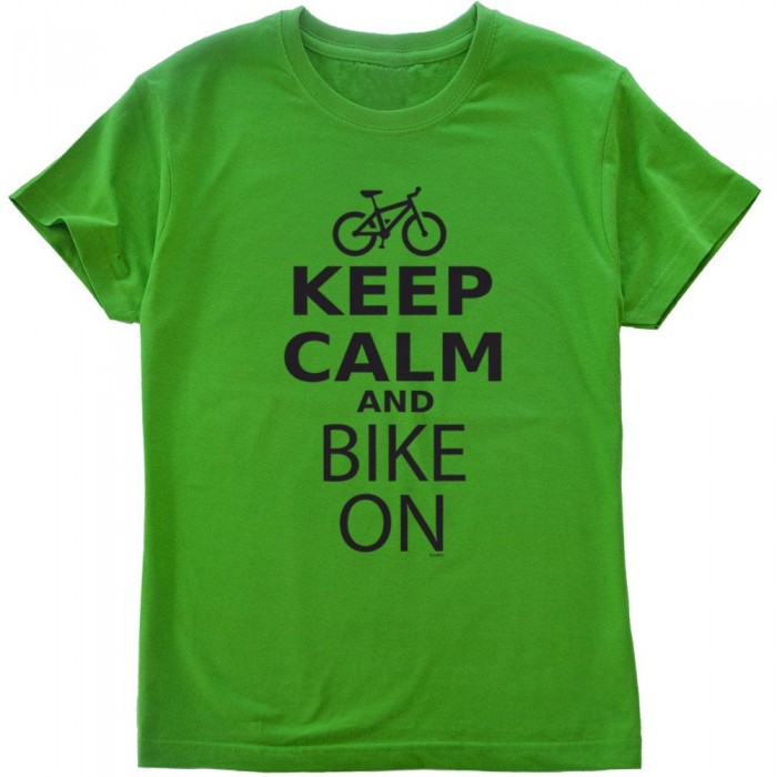 [해외]KRUSKIS Keep Calm And Bike On 반팔 티셔츠 1136634197 Green