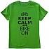 [해외]KRUSKIS Keep Calm And Bike On 반팔 티셔츠 1136634197 Green