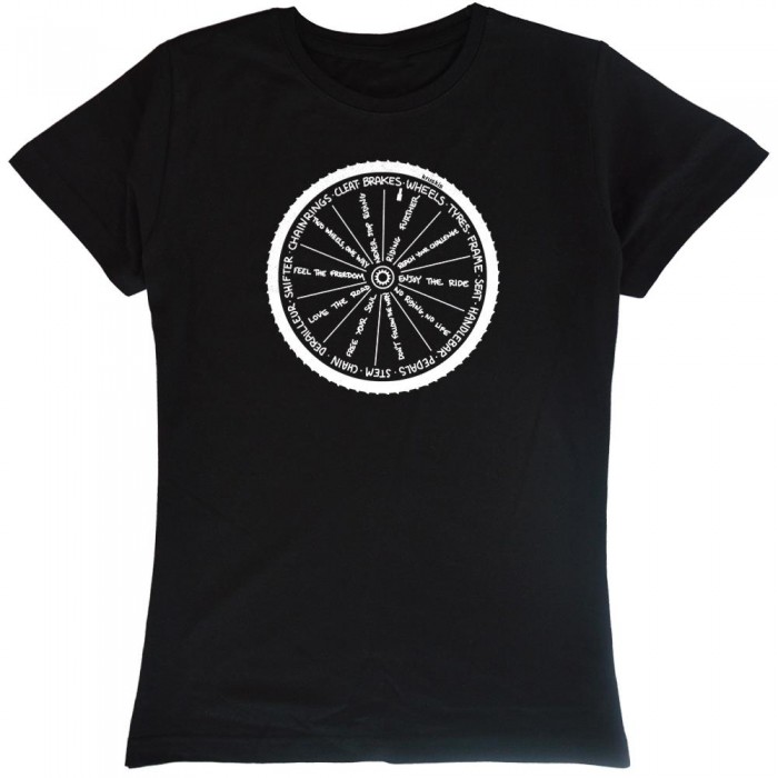 [해외]KRUSKIS Wheel 반팔 티셔츠 1136648100 Black