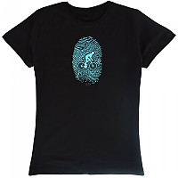 [해외]KRUSKIS Biker Fingerprint 반팔 티셔츠 1137039733 Black