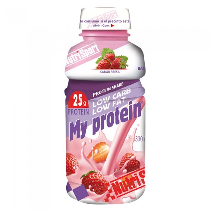 [해외]NUTRISPORT My 프로tein 12 단위 딸기 음료수 상자 1136446118 Multicolor
