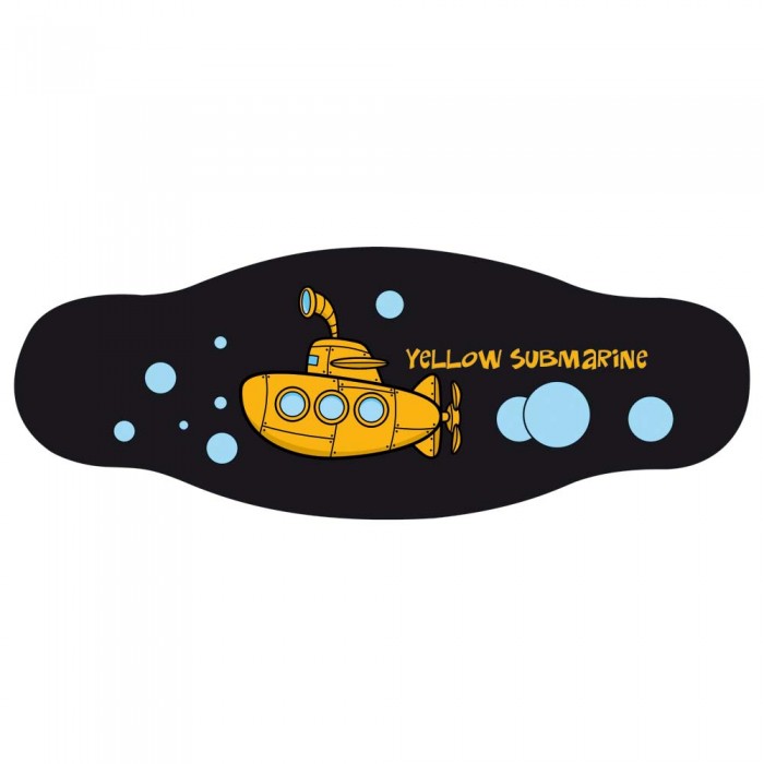 [해외]BEST DIVERS 줄자 Neoprene Mask Strap Yellow Submarine Double 레이어 10135954381 Black