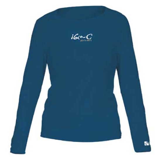 [해외]IQ-UV 긴팔 티셔츠 여성 UV 300 Loose Fit 10136024504 Navy