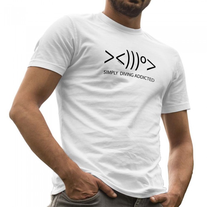 [해외]KRUSKIS Simply Diving Addicted 반팔 티셔츠 10122860 White