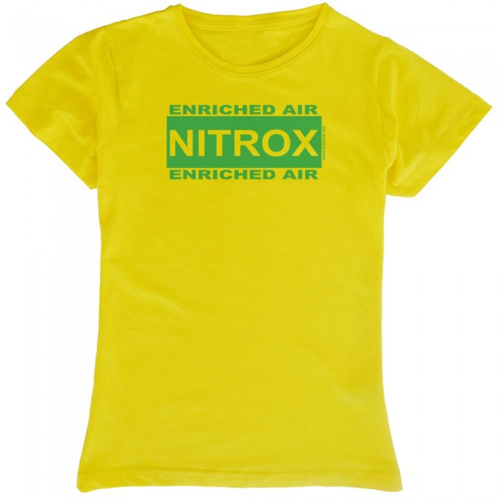 [해외]KRUSKIS Nitrox 반팔 티셔츠 10122891 Lemon Yellow