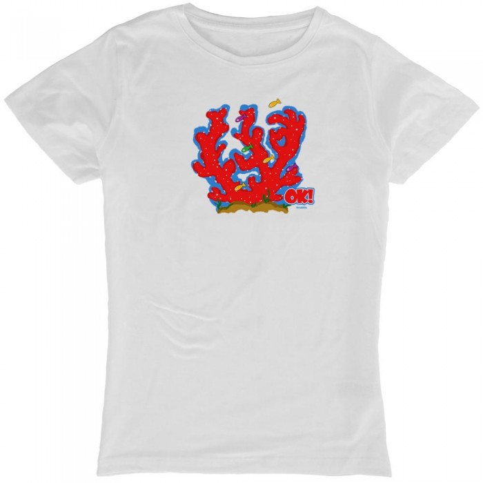 [해외]KRUSKIS Coral OK 반팔 티셔츠 10122894 White