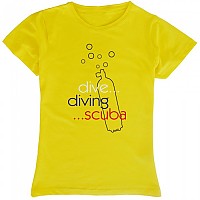 [해외]KRUSKIS Dive Diving Scuba 반팔 티셔츠 10122895 Lemon Yellow