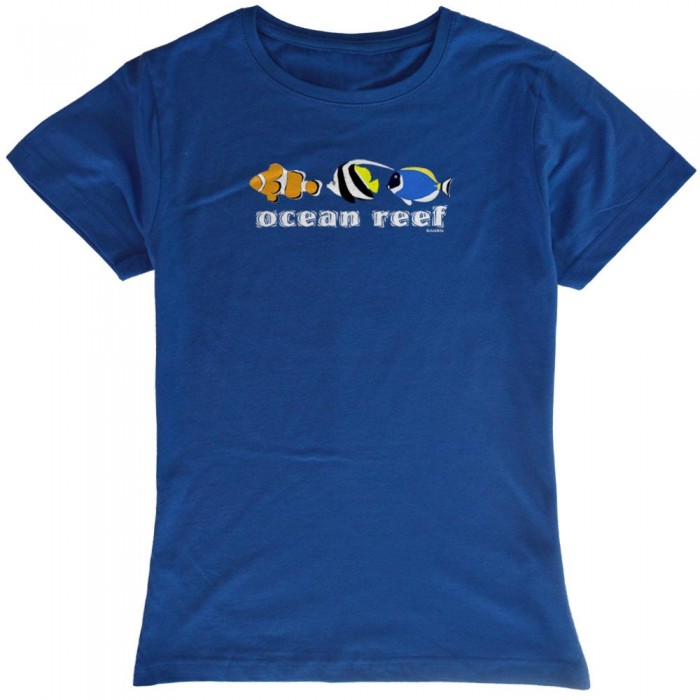 [해외]KRUSKIS Ocean Reef 반팔 티셔츠 10122907 Royal Blue