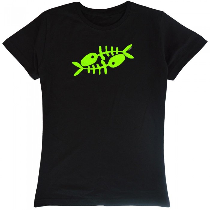 [해외]KRUSKIS Fishbones 반팔 티셔츠 10122916 Black