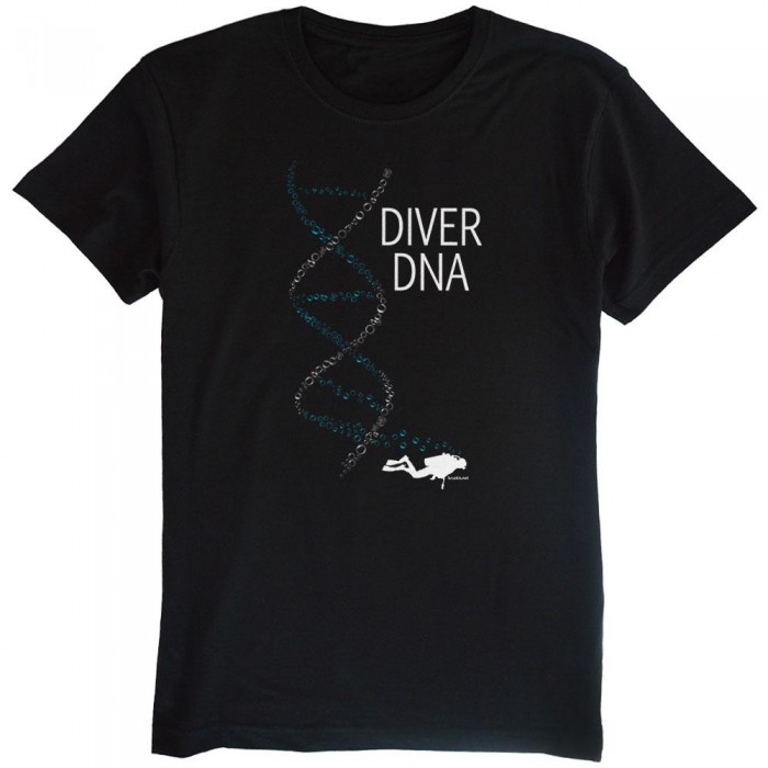[해외]KRUSKIS Diver DNA 반팔 티셔츠 10135093 Black