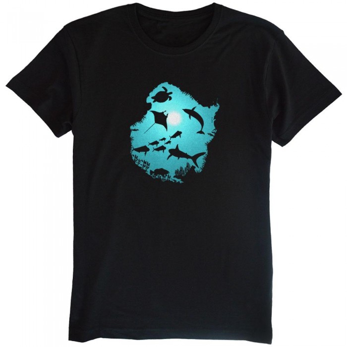 [해외]KRUSKIS Underwater Dream 반팔 티셔츠 10135101 Black