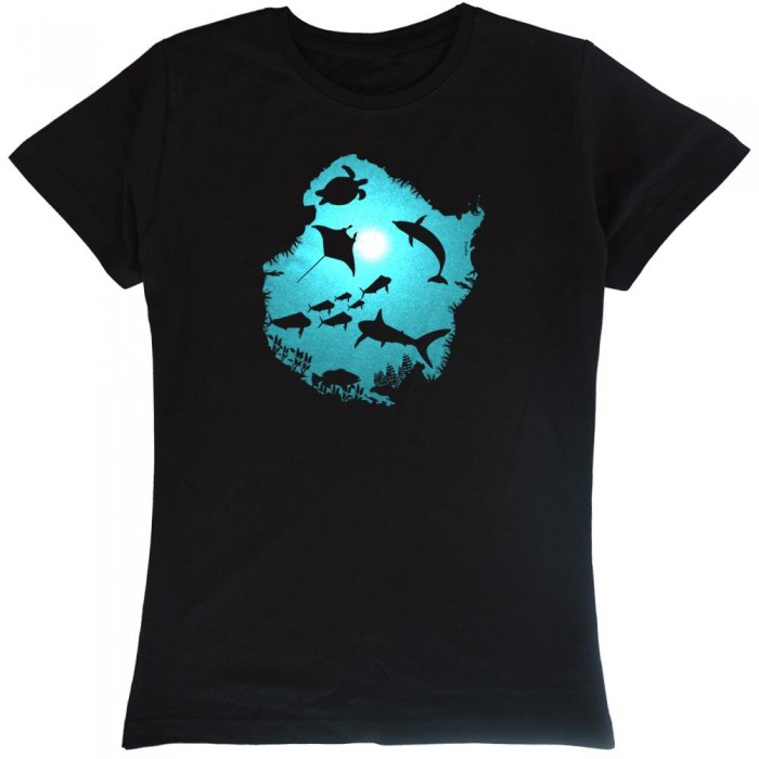 [해외]KRUSKIS Underwater Dream 반팔 티셔츠 10135102 Black