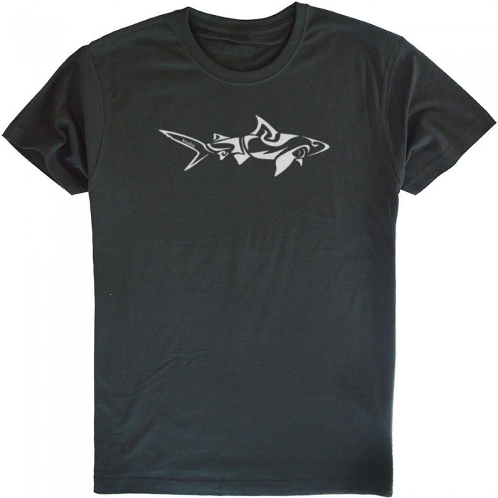 [해외]KRUSKIS Shark Tribal 반팔 티셔츠 10135920221 Dark Grey