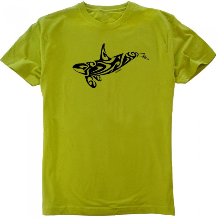 [해외]KRUSKIS Orca Tribal 반팔 티셔츠 10136025724 Light Green