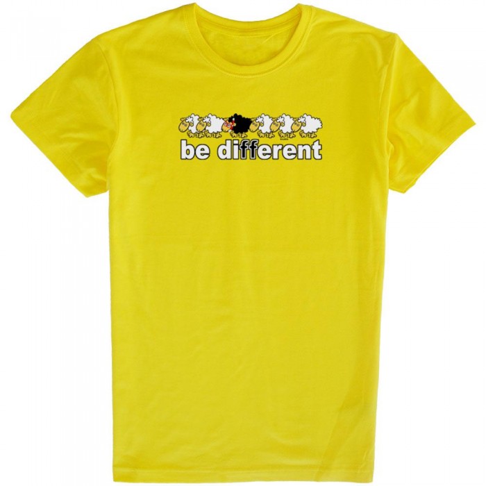 [해외]KRUSKIS Be Different 반팔 티셔츠 10136580404 Yellow