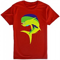 [해외]KRUSKIS Jumping Dorado 반팔 티셔츠 10136580405 Red