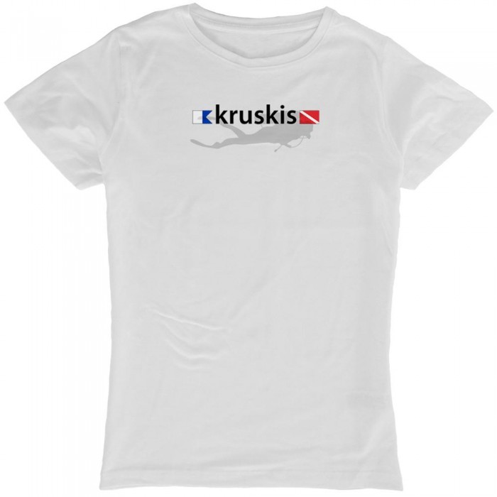 [해외]KRUSKIS Diver Flags 반팔 티셔츠 10136634184 White