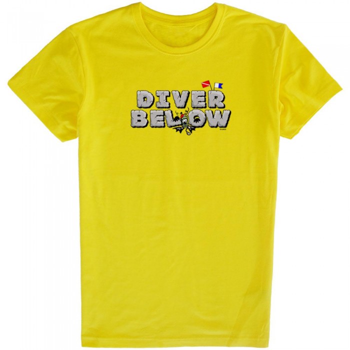 [해외]KRUSKIS Diver Below 반팔 티셔츠 10136696366 Yellow