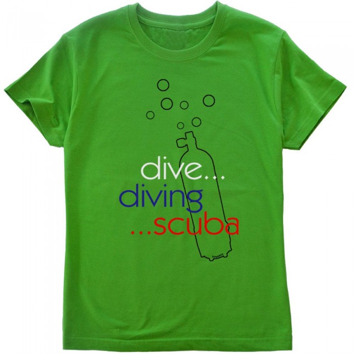 [해외]KRUSKIS Dive Diving Scuba 반팔 티셔츠 10136696371 Green