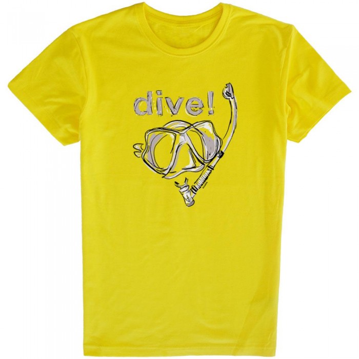[해외]KRUSKIS Dive 반팔 티셔츠 10136696372 Yellow