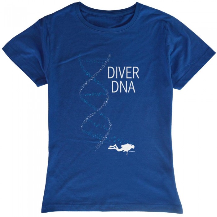 [해외]KRUSKIS Diver DNA 반팔 티셔츠 10136696413 Royal Blue