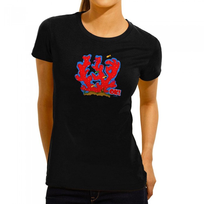 [해외]KRUSKIS Coral OK 반팔 티셔츠 10136696423 Black