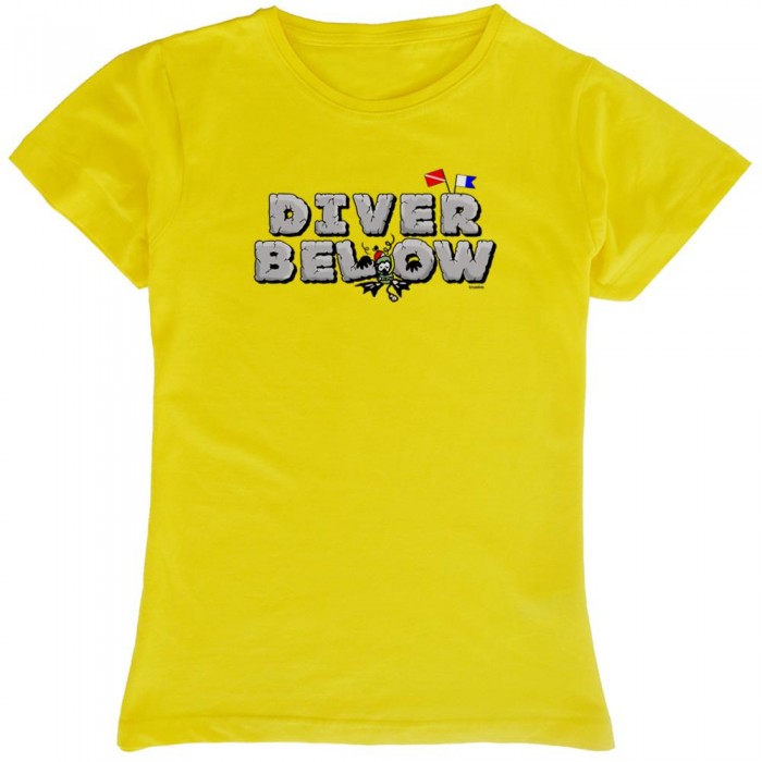 [해외]KRUSKIS Diver Below 반팔 티셔츠 10136696426 Yellow