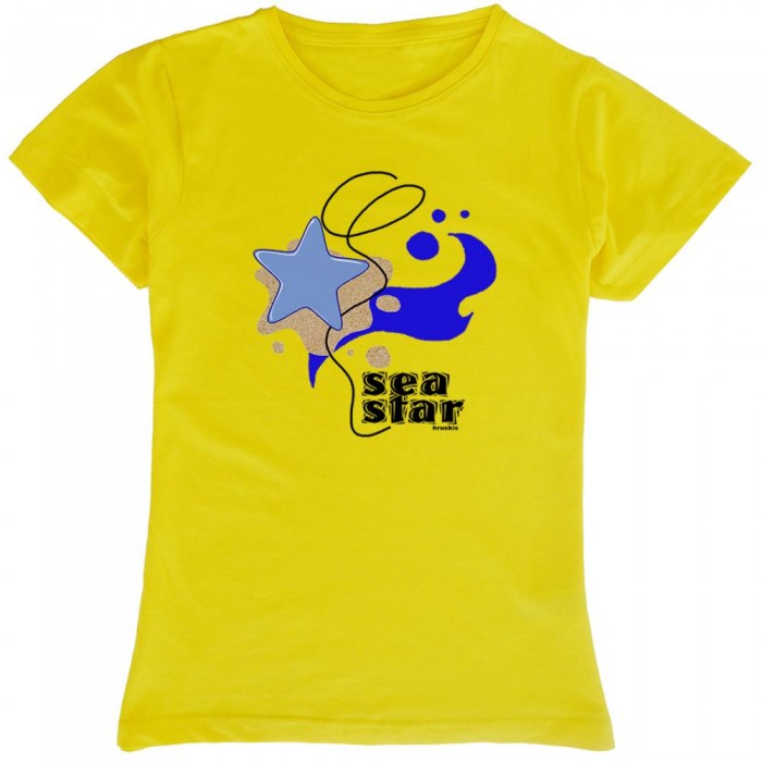 [해외]KRUSKIS Sea Star 반팔 티셔츠 10136696435 Yellow