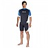 [해외]마레스 Rash Guard Trilastic 반팔 티셔츠 10136459003 Black / Blue / White