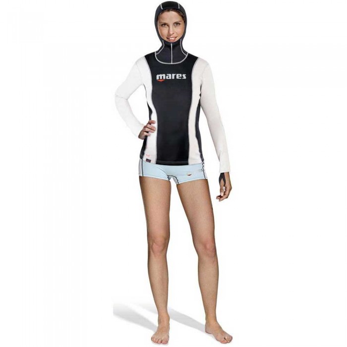 [해외]마레스 후드 긴팔 티셔츠 여성 Fire 스키n She Dives 0.5 Mm 101245740 Black