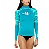 [해외]스쿠버프로 UPF 50 Rash Guard 여성용 긴팔 티셔츠 10136586010 Caribbean