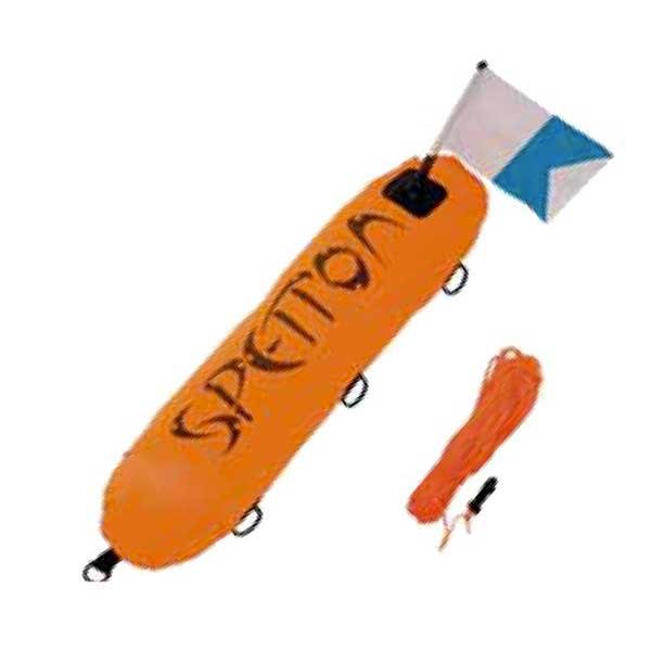[해외]스페톤 나일론 커버가 있는 부표 Torpedo 1070357 Orange