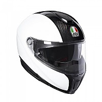[해외]AGV OUTLET 모듈러 헬멧 Sportmodular Solid MPLK 9136626687 Carbon / White