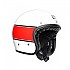 [해외]AGV OUTLET X70 Multi 오픈 페이스 헬멧 9136933408 Mino 73 White / Red