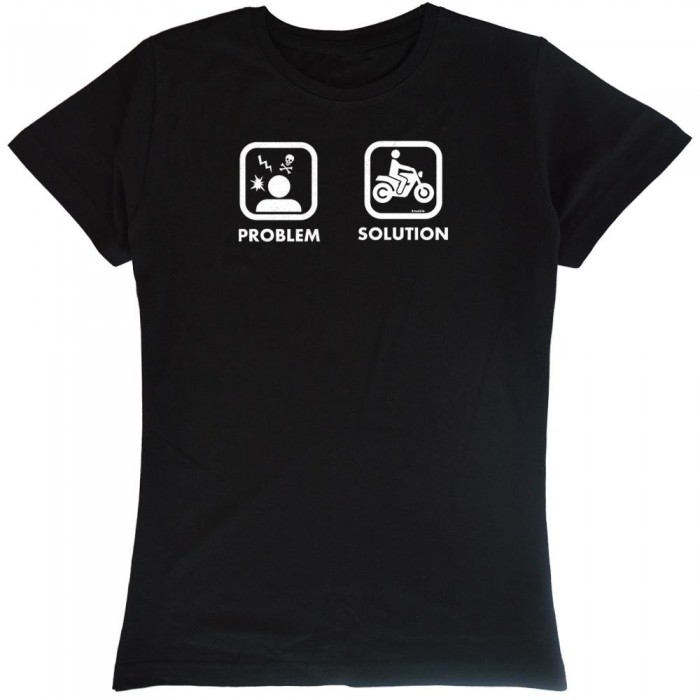 [해외]KRUSKIS 프로blem 솔루션 Ride 반팔 티셔츠 9135920254 Black