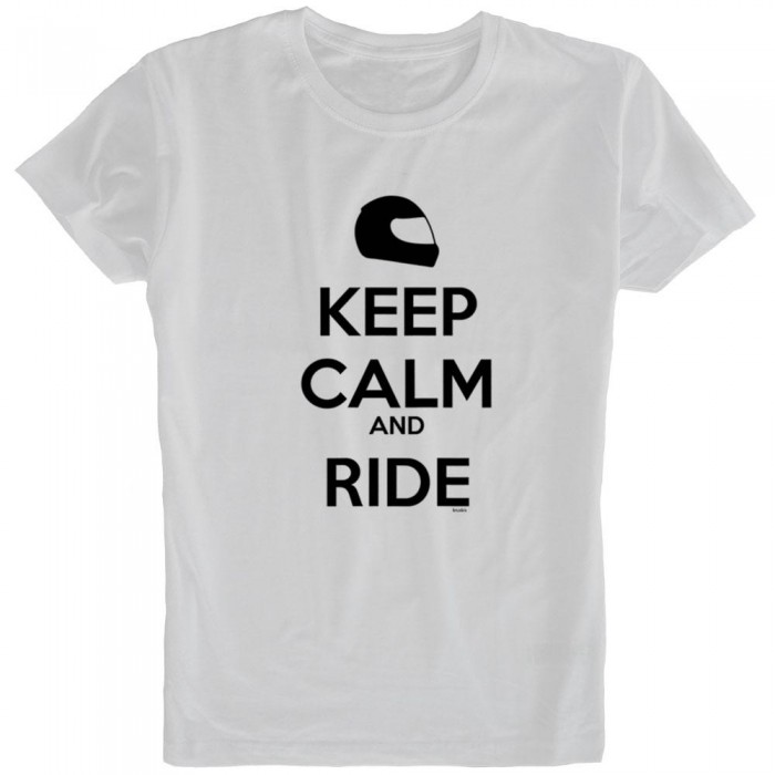 [해외]KRUSKIS Keep Calm And Ride 반팔 티셔츠 9136696564 White