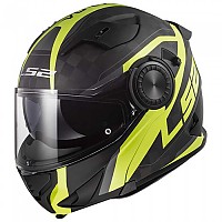 [해외]LS2 FF313 Vortex 모듈형 헬멧 9137024980 Frame / Matt Carbon / Gloss Hi Vis Yellow