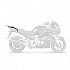 [해외]샤드 Yamaha FJR 1300 탑 케이스 후면 피팅 9136109416 Black