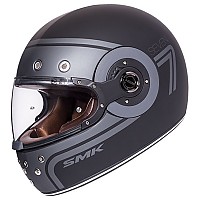 [해외]SMK Retro Seven 풀페이스 헬멧 9137096635 Black / Silver