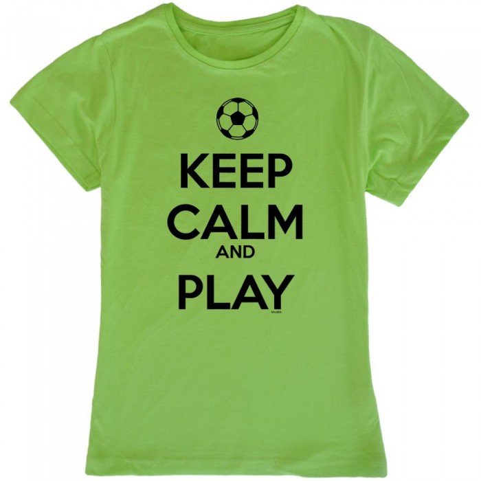 [해외]KRUSKIS Keep Calm And Play Football 반팔 티셔츠 3135920230 Light Green