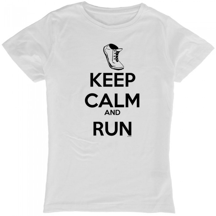[해외]KRUSKIS Keep Calm And Run 반팔 티셔츠 6136696580 White