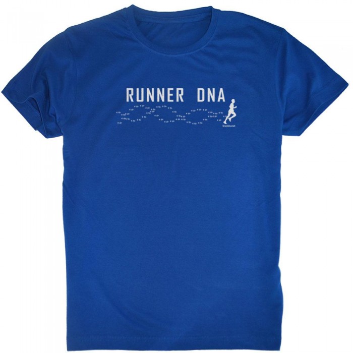 [해외]KRUSKIS 반팔 티셔츠 Runner DNA 6136887494 Royal Blue