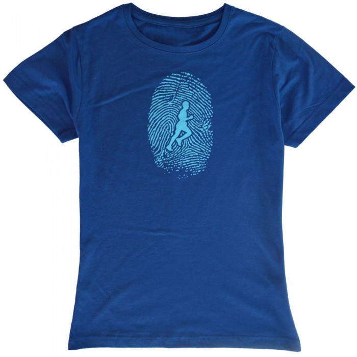 [해외]KRUSKIS Runner Fingerprint 반팔 티셔츠 6137039780 Royal Blue