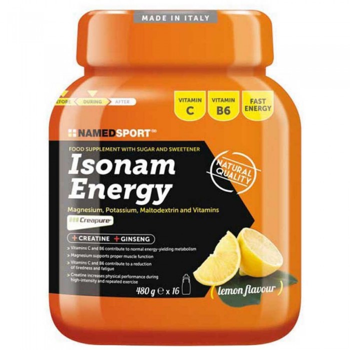 [해외]NAMED SPORT 레몬 파우더 Isonam Energy 480g 6137002514 Orange