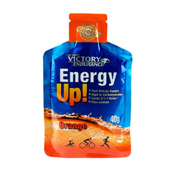 [해외]VICTORY ENDURANCE Energy Up 40g 24 단위 주황색 에너지 젤 상자 6136514101 Orange