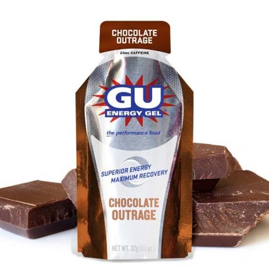 [해외]GU 24 Chocolate Chocolate 분노 에너지 젤 상자 71224195
